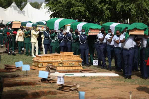NIGERIA-MILITARY-FUNERAL