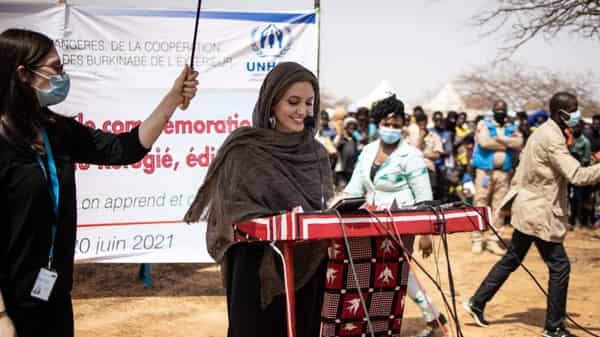BURKINA-MALI-UN-UNREST-REFUGEE-JOLIE
