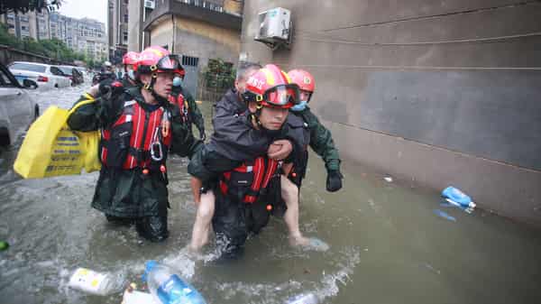 CHINA-WEATHER-FLOOD