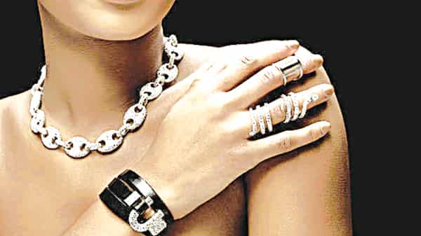 close up of black woman wearing luxury silver jewellery