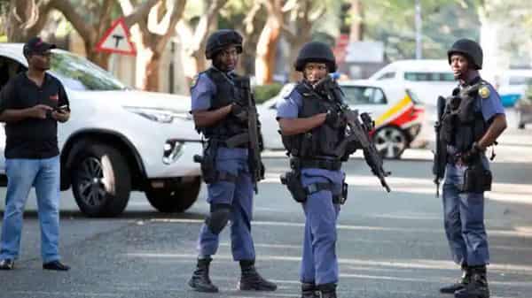 South African police