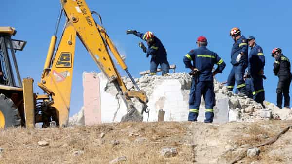 Earthquake on the island of Crete