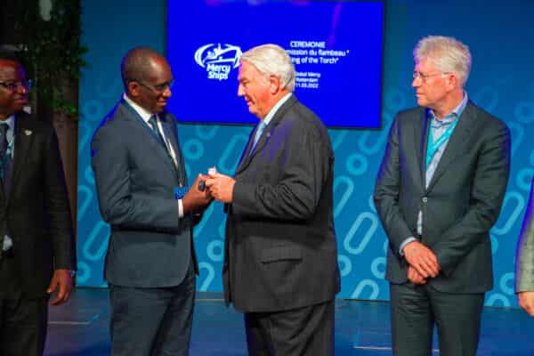 The world’s largest civilian hospital ship Global Mercy  makes its way to Senegal in May