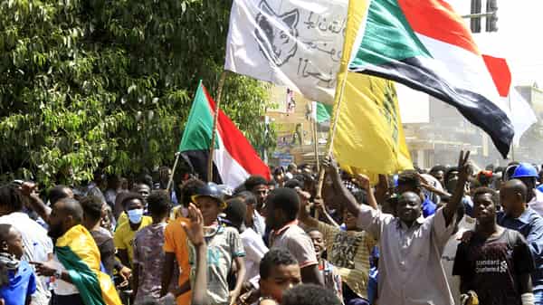 SUDAN-POLITICS-PROTEST