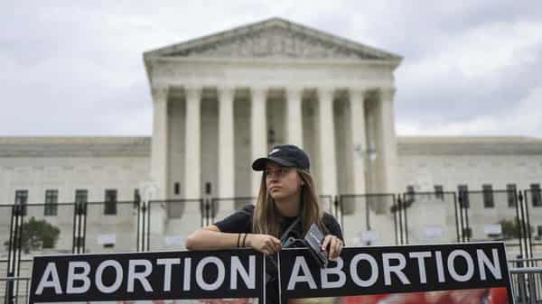 Activists Continue To Gather Outside Supreme Court After Historic Overturning Of Roe v. Wade