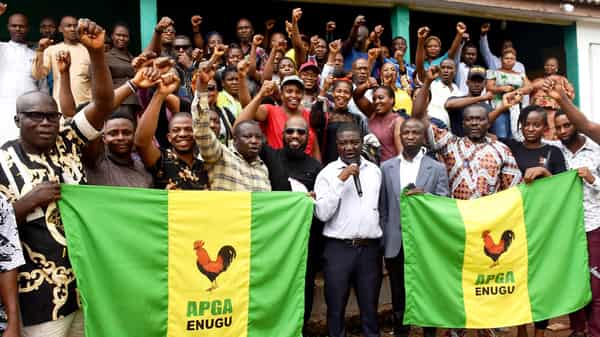 Pic 13 APGA holds rally in Enugu