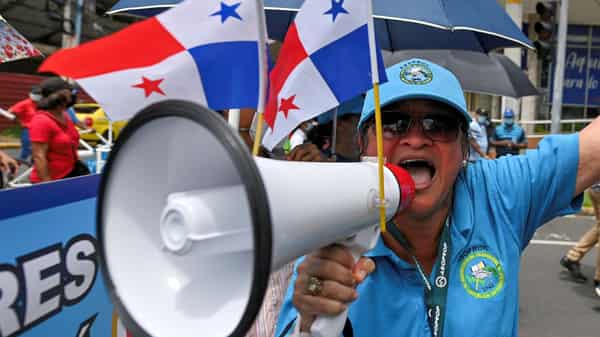PANAMA-POLITICS-ECONOMY-PROTEST-GASOLINE-FOOD
