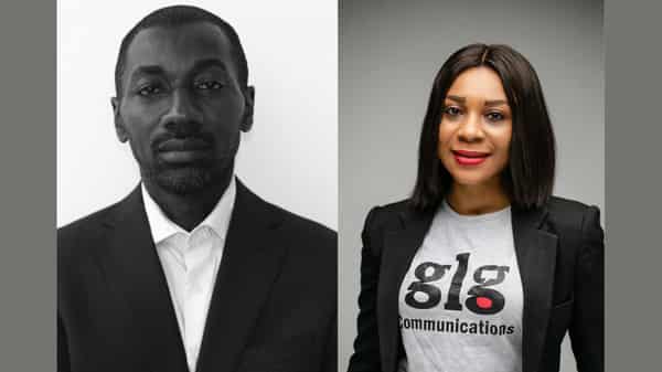 Omawumi Ogbe GLG Communications and Alex Abbiew Base Element Ghana