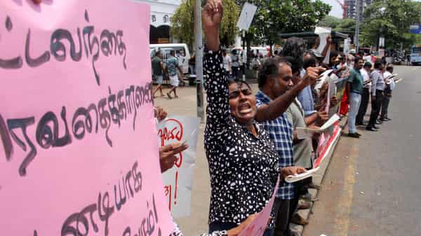 SRI LANKA-POLITICS-ECONOMY-PROTEST