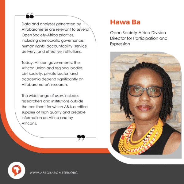 Open Society Foundations (OSF) Award $1.1 Million Grant to Afrobarometer to Spur Future Growth