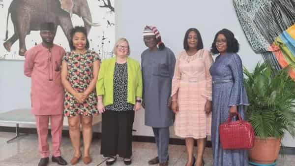 L-R Astone Danjuma, Bella Ndubuisi, Julie Mckay, Dr. Chidia Maduekwe, Halima Oyelade and Juliet Archibong