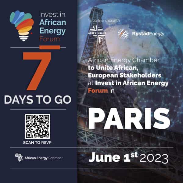 One Week to Go until Industry Experts Gather at the Invest in African Energy Forum in Paris
