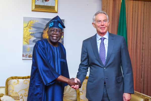 Tony Blair visits Tinubu
