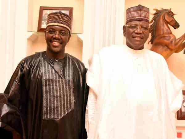 Sule Lamido and son Mustapha.
