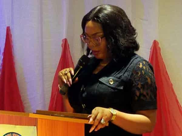 Dr.-Doris-Amaka-Ochei-delivering-her-lecture-at-the-DOPF-2023-lecture-series.