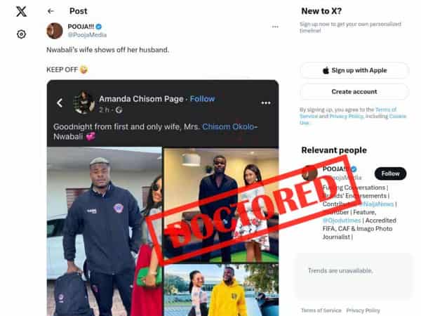 Nwabali Doctored Image