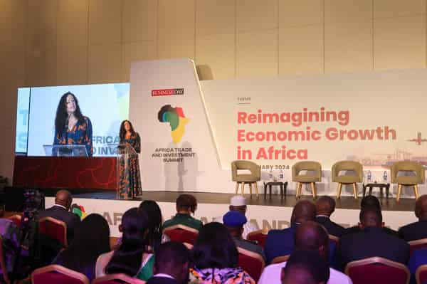 U.S. Mission Commercial Counselor Julie LeBlanc giving her keynote address 1