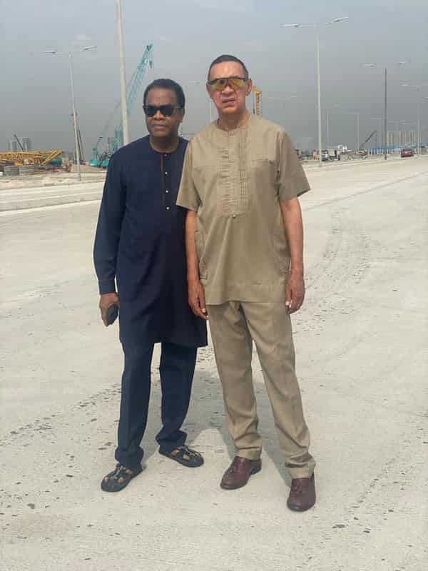 Ben Murray-Bruce (right) and Donald Duke