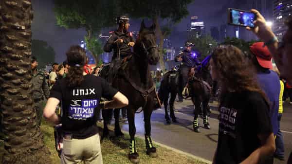 ISRAEL-PALESTINIAN-CONFLICT-HOSTAGES-PROTEST