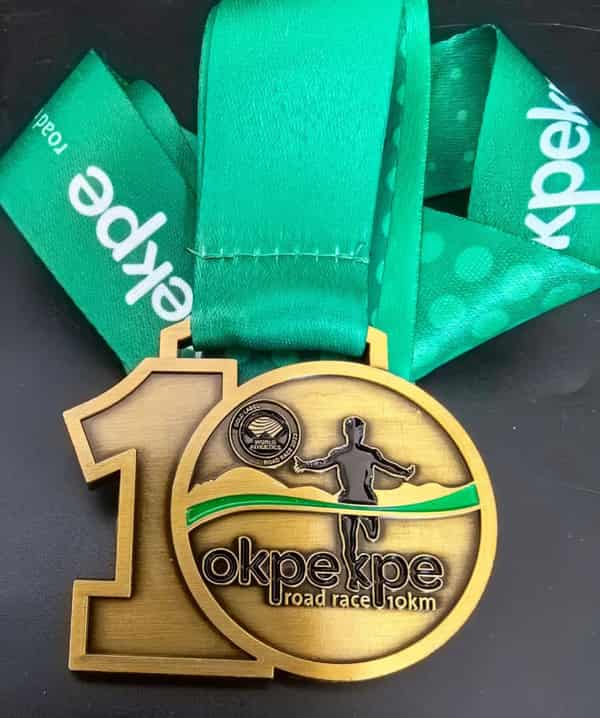 Okpekpe-medal