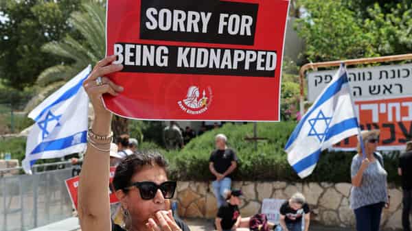 SRAEL-PALESTINIAN-CONFLICT-HOSTAGES