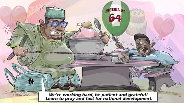 NIGERIA AT 64a