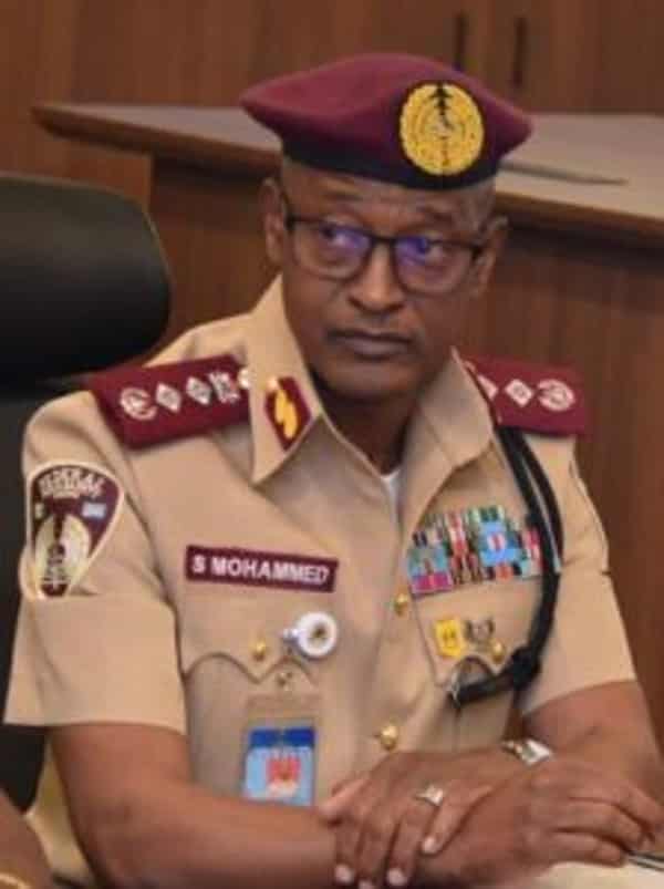 The Corp Marshal, Federal Road Safety Corps (FRSC) Malam Shehu Mohammed