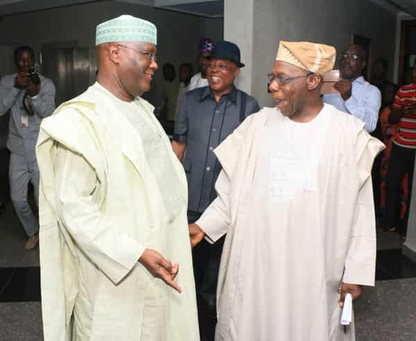Olusegun Obasanjo and Atiku Abubakar