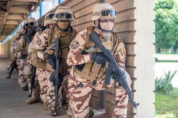 A commando unit of Chadian Special Forces (FIR)
