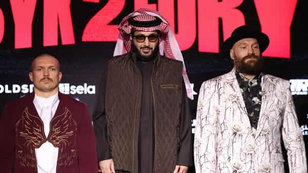 Oleksandr Usyk and Tyson Fury