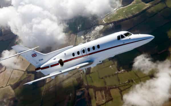 BAe125 aircraft from A Flight of 32 (The Royal) Squadron