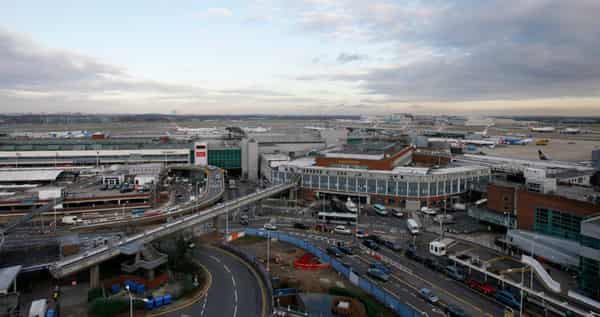 View of Heathrow airport in London
