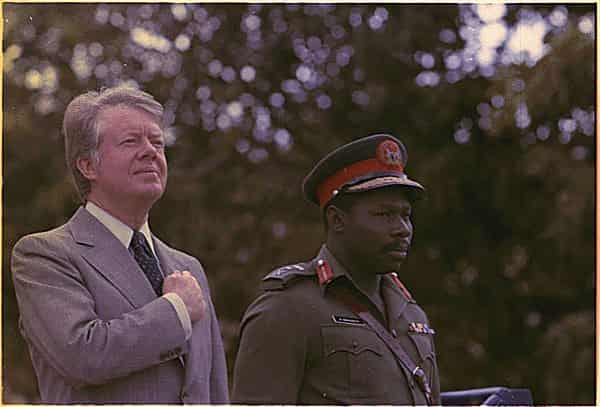 Jimmy Carter and Olusegun Obasanjo