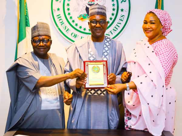 Abbas Tajudeen and Nasir Isa Kwarra