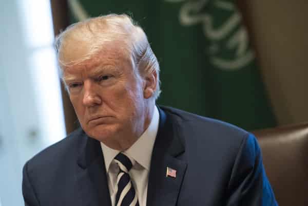 President Trump holds a working lunch with Prince Mohammed bin Salman of Saudi Arabia at the White House