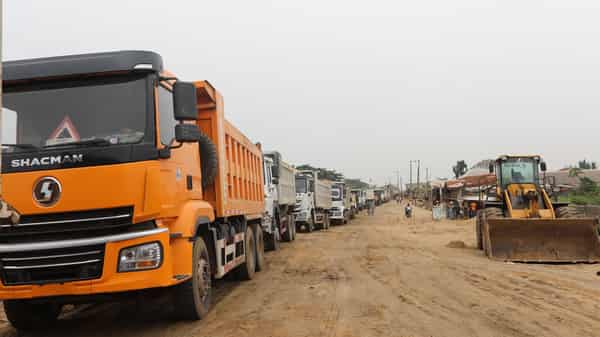 Impounded trucks