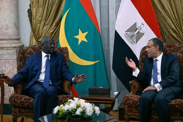 EGYPT-MAURITANIA-DIPLOMACY-PALESTINIAN-ARAB-SUMMIT-WAR-ISRAEL