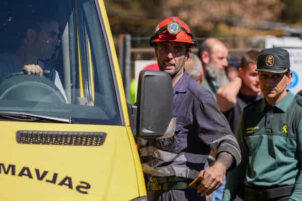 SPAIN-ACCIDENT-MINING-EMERGENCY