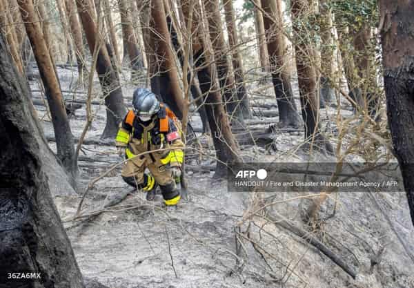 JAPAN-WEATHER-FIRE-NATURE