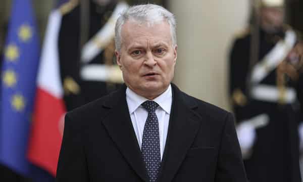 Lithuanian President Gitanas Nauseda in Paris