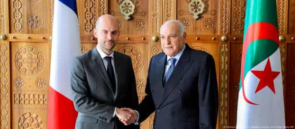 Algeria and France Foreign Ministers