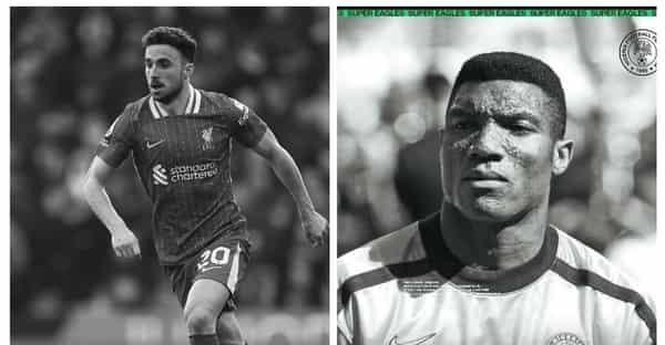 Diogo Jota and Peter Rufai