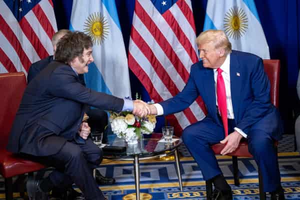 US President, Donald Trump and Argentina President, Javier Milei