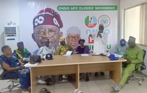 2027: Ondo APC elders unite to mobilise 1.5m votes for Tinubu