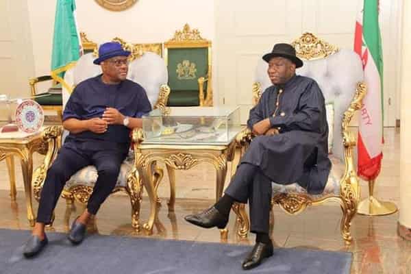 Goodluck Jonathan and Nyesom Wike