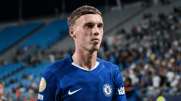 Chelsea’s English midfielder #10 Cole Palmer