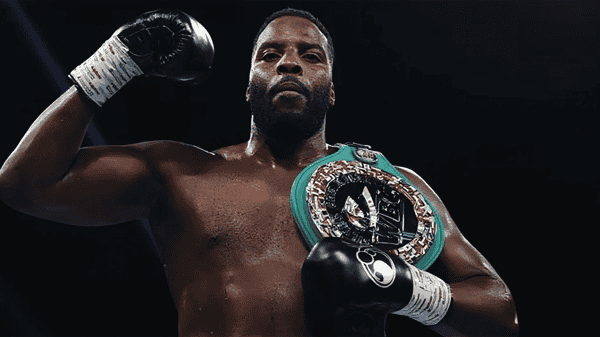 Nigerian-born British heavyweight contender, Lawrence Okolie