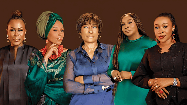 L-R: Tara Fela-Durotoye, Founder, House of Tara; Aina Davies, Co Founder, LADs Consulting; Olatowun Candide -Johnson, CEO and Founder, GAIA AFRICA; Ego Boyo, Founder, Temple Productions; Olufunke Olumide, Managing Partner, The Legacy Haus.