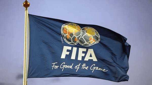 The FIFA flag (Photo by Matthew Ashton EMPICS via Getty Images)