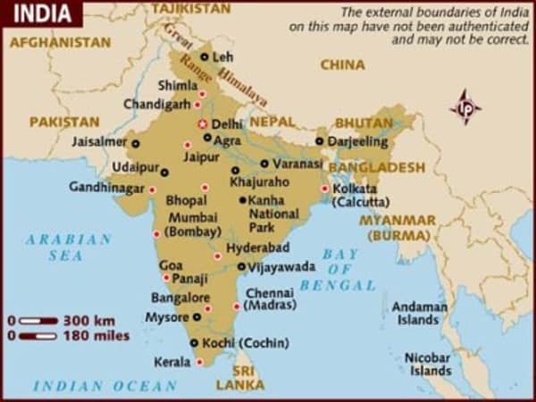 india map